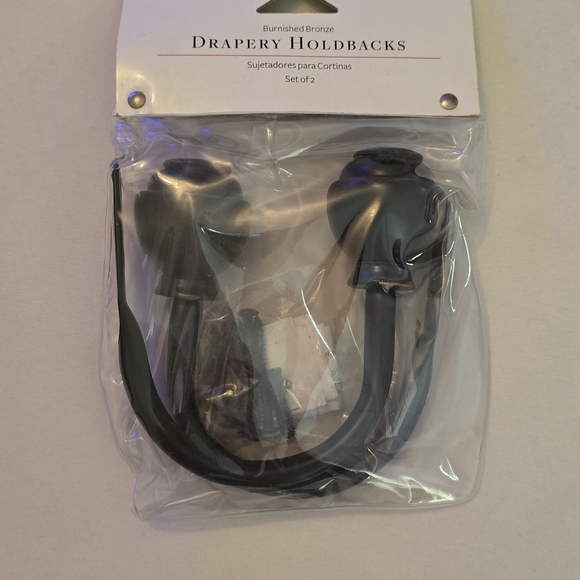 Better Homes and Gardens Burnished Bronze Holdbacks - Picture 2 of 3